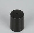 16mm PP Black Custom Color Smooth Cap for Roll on Bottle Cap Essential Oil Nail Polish Cap