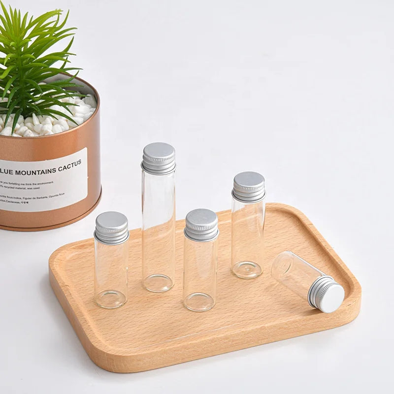 Rond Borosilicate Glass Tube 10ml 30ml Food Packing Container for Seasoning Bottle