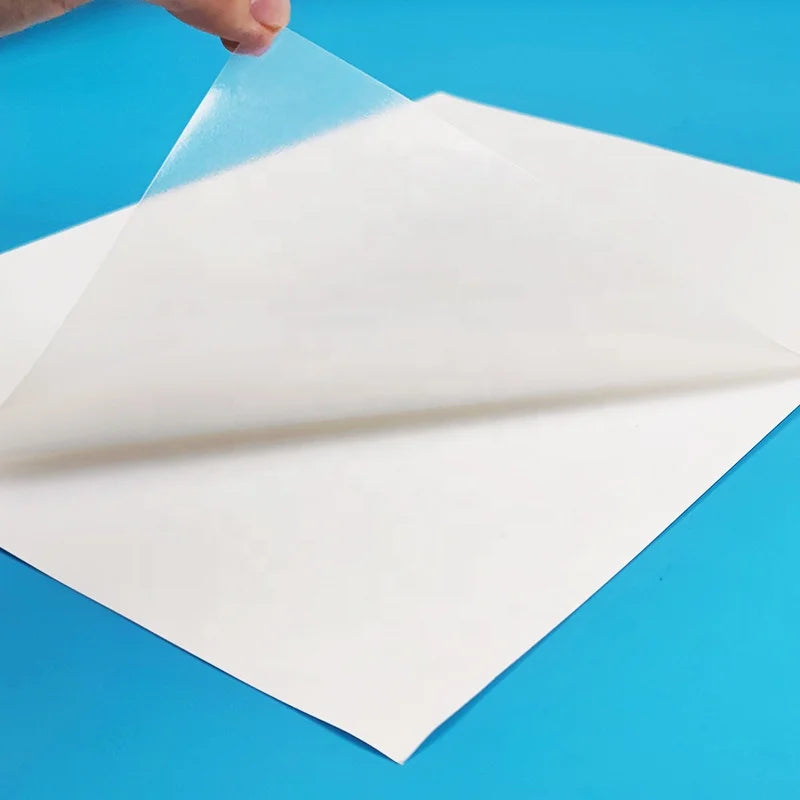 Crystal Code Transparent A4 Adhesive Blank Waterproof Matte Clear Manufacturer Label Paper Stickers Custom Sticker Sheet Vinyl