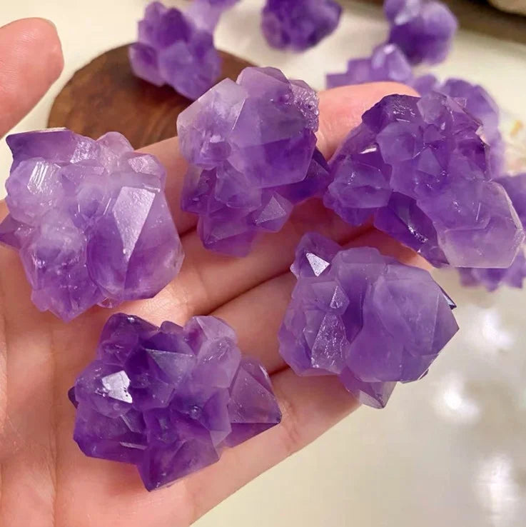 Wholesale Natural Crystals Healing Stone Amethyst Rough Amethyst Flower
