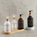 In Stock 300ml/500ml PET Luxurious Shampoo Conditioner Face Cream & Facial Cleanser Empty Bottles with Pump Sprayer
