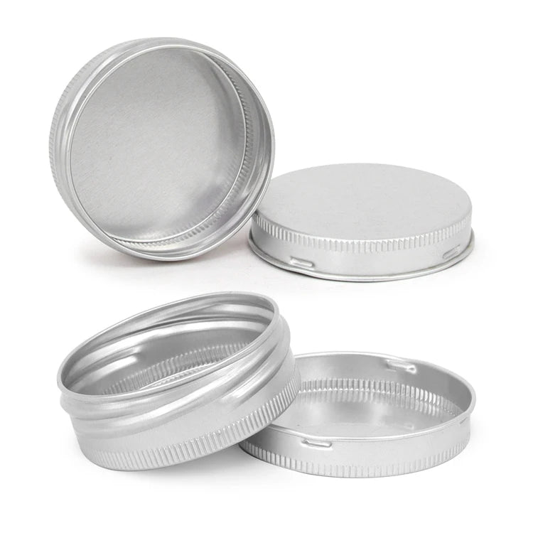 25g Plain Aluminum Tin Box Empty Cream Box Tin Can Aluminum Metal Packaging Lip Balm case Tins Small Round Metal Containers