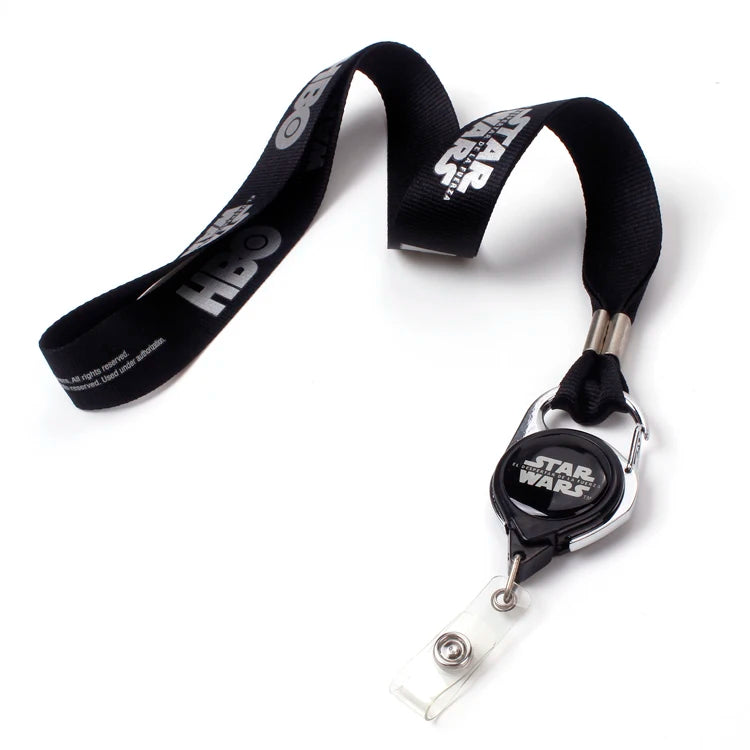 Personalized Custom Logo Retractable Badge Reel Yoyo Lanyards for ID Card Holder