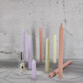 B-7002 Long Rod Church Plastic Candle Mold Serrated Slender Acrylic Diy Candle Mold Plum Blossom Spiral Rotation Shape