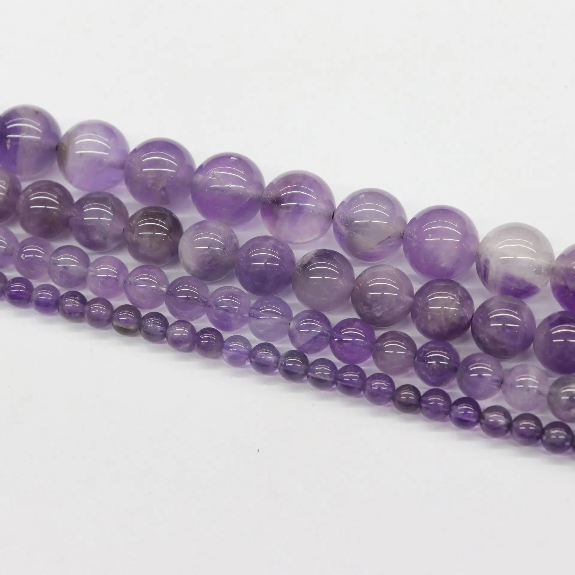 Wholesale Natural Gemstone Amethyst Loose Beads for Jewelry Making DIY