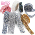 Top Quality Hot Fix Trimming Decorative Tape AB Crystal Resin Rhinestones Iron on Appliques for Dresses Cloth Decoration 10mm