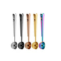 2 in 1 Stainless Steel Food Bag Sealing Clip 1 Tbsp Ground Tea Measuring Spoon Metal Coffee Scoop With Bag Clip