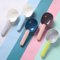 Hot Selling Eco-Friendly Automatic Plastic Dog Scooper Feeder Pet Food Measuring Scoop