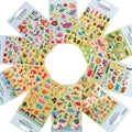 26 Different Sheets 3D Puffy Charm Stickers for Kids .Girl Boy Birthday Gift ScrapbookingTeachers Toddlers
