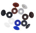 M4 M5 M6 White Black Plastic Screw Decorative Covers Caps for Screws