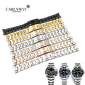 Solid 20mm Curved End 316L Stainless Steel Watch Band Screw Links Bracelet Luxury Fit for Rolex for Submariner 116610LN