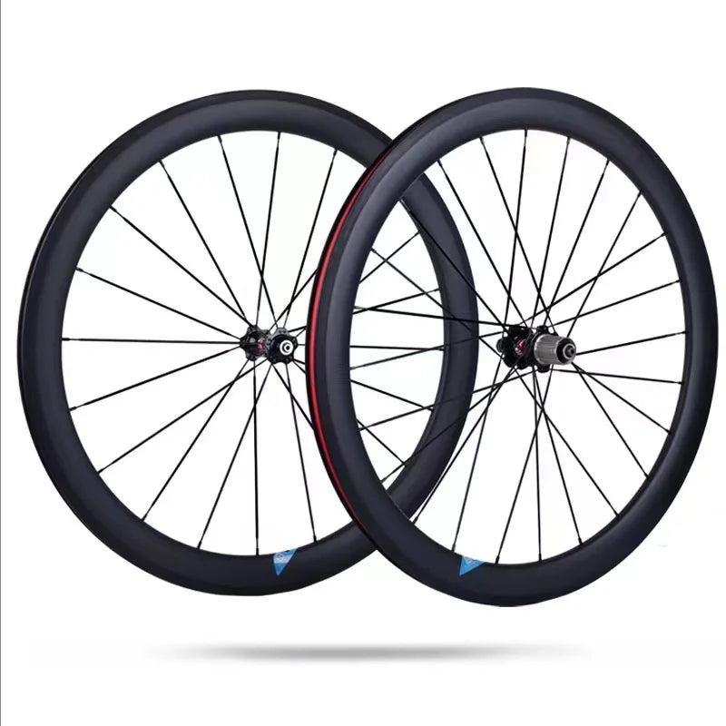Road 700C Full Carbon Wheels Bearing Hub Pillar 1423 Spoke Tubular Clincher Tubeless Wheelset