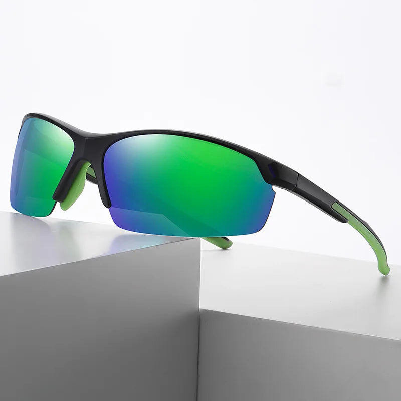 2024 Outdoor Polarized PC TAC Lenses Sports Cycling Sunglasses Colorful True Film Fashion UV400