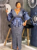 2026 New Classy Plus Szie Women Design Dress 2 Pcs Suit Good Quality Coat and Dress Office Suits Sequins Dress With Bow Coat