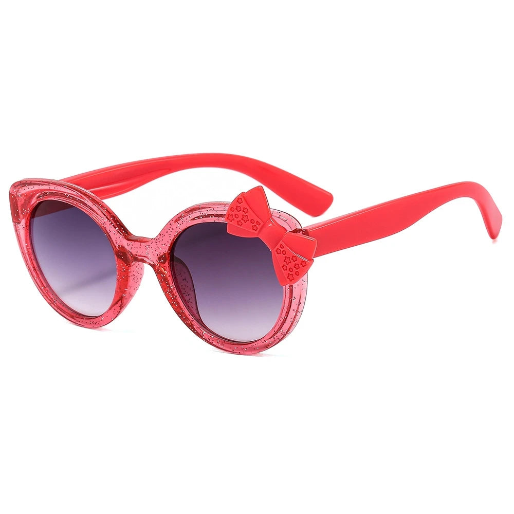 Hot Selling Cute Baby Girls Sunglasses UV400 with Bowknot Optical PC Frame Acrylic Lenses Wholesale From China