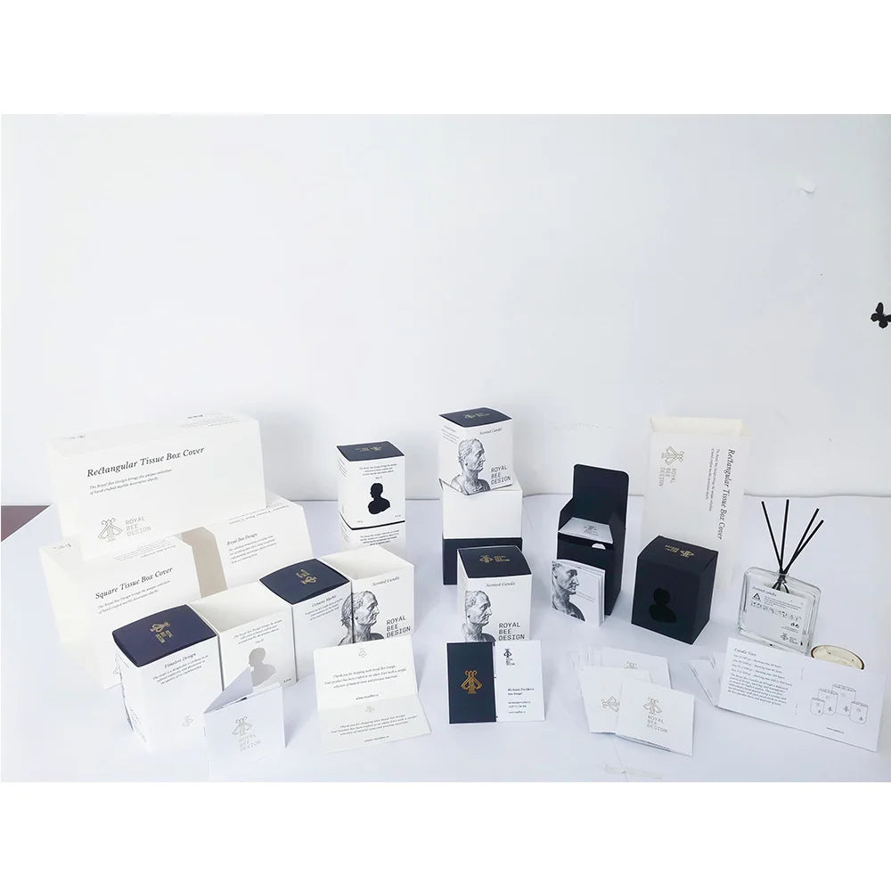 2022 Cheap Customized Printed Candle Packaging Boxes Candle Gift Box