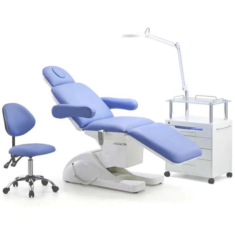 Factory Direct Sell Adjustable Salon Spa Electric Beauty Bed Eyelash Extension 3/4 Motors Massage Tables