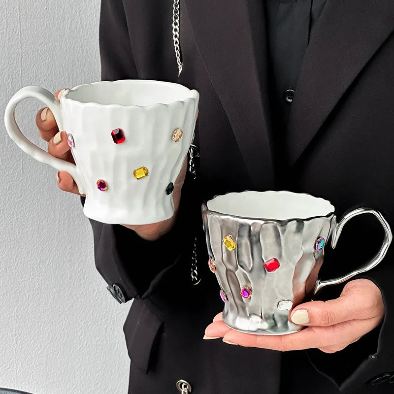Coffee Mug Wholesale Handmade New Creative Retro Commercial Gift Shop Wedding Mug Coffee Cups Mugs Ceramic