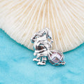 C030112 Sterling Silver Freshwater Pearl Cage Pendant Necklace Jewelry Locket for Pearl Party