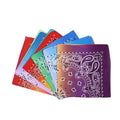 2023 New 55cm Double Paisley Bandana Personalise Cotton Outdoor Hiphop Dance Bandana