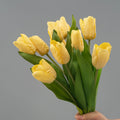 AF15203 Hot Sale Real Touch Wedding Flowers Pu Tulip Artificial Tulip Flower Tulips Artificial Real Touch Flower Decoration