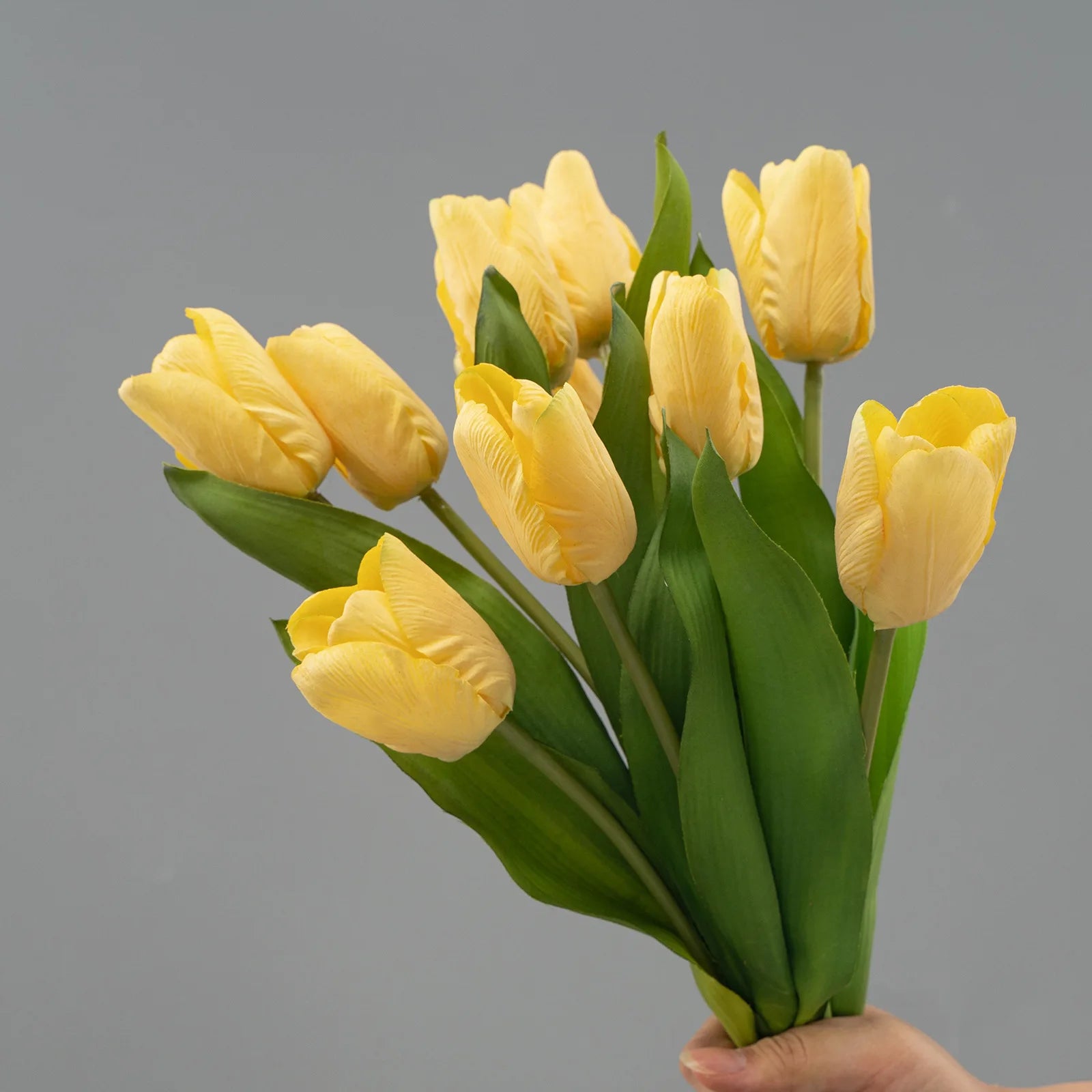 AF15203 Hot Sale Real Touch Wedding Flowers Pu Tulip Artificial Tulip Flower Tulips Artificial Real Touch Flower Decoration