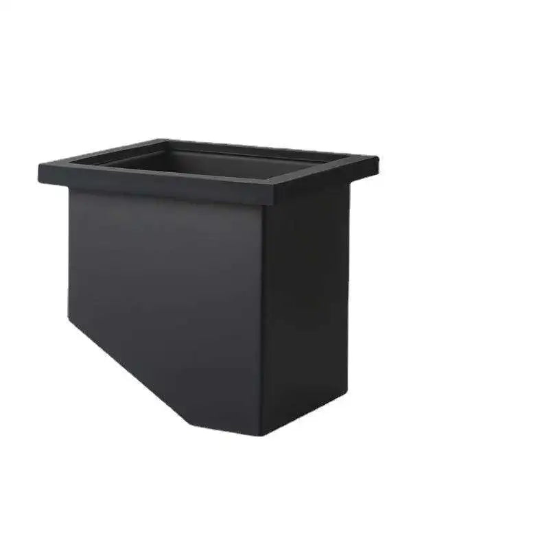 Wholesale Custom Stainless Steel Knock Box Black Embedded Bottomless Coffee Knock Box Barista Appliance