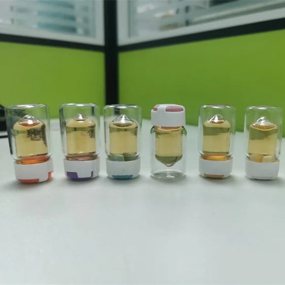 High Quality Clear Borosilicate Tubular Injection Glass Vials 1.5ml 3ml 5ml with Screen Printing Liner for Medicine