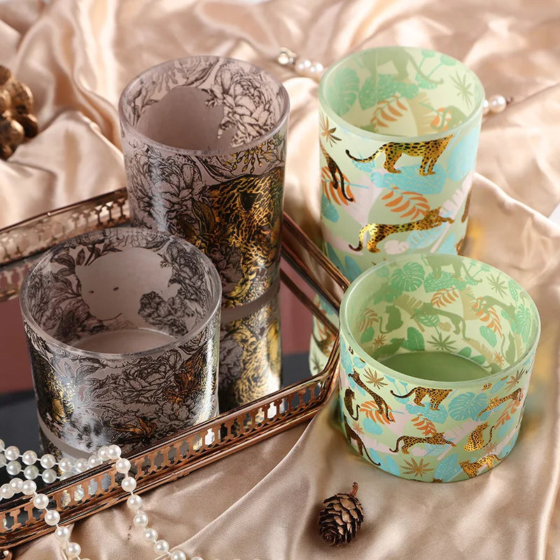Factory Wholesale Hot Sale Elegant Animal Coloring Glass Candy Jar Fashionable Use for Jewelry Minimum Order 24 Pcs