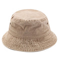 Wholesale Fashion New Parents and Kids Size Sun Protect Navy Blue 100% Cotton Washed Bucket Hat