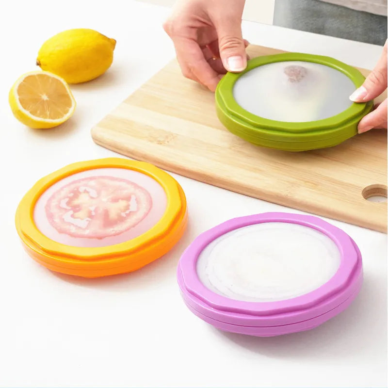2025 New UpGrade  Reusable Silicone Fruit and Vegetable Storage Containers