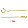 Excellent Quality 14K Gold Finished Necklace Chain for Women Jewelry Making Real Gold Filled Chain