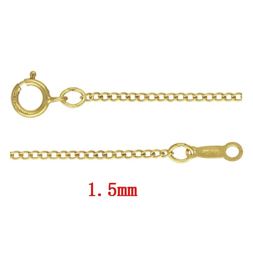 Excellent Quality 14K Gold Finished Necklace Chain for Women Jewelry Making Real Gold Filled Chain