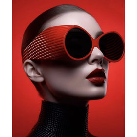 12111 2023 New Vintage Oversized Oval Sunglasses Personality Trendy Y2k Big Frame Round Lens Sunglasses Female Luxury Logo