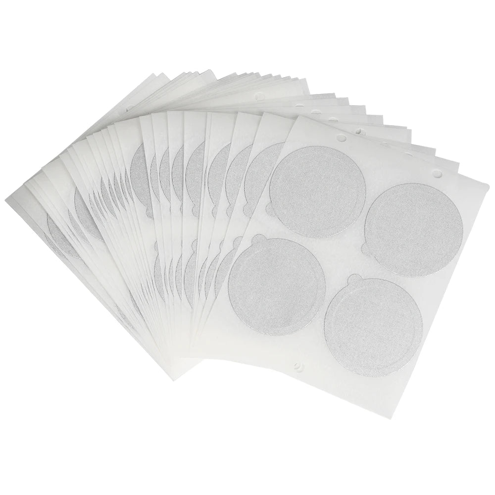 Aluminum Espresso Lids Self Adhesive Foil Sticker Seals for Reusable Capsules Refillable Coffee Pods Stainless Steel Cup