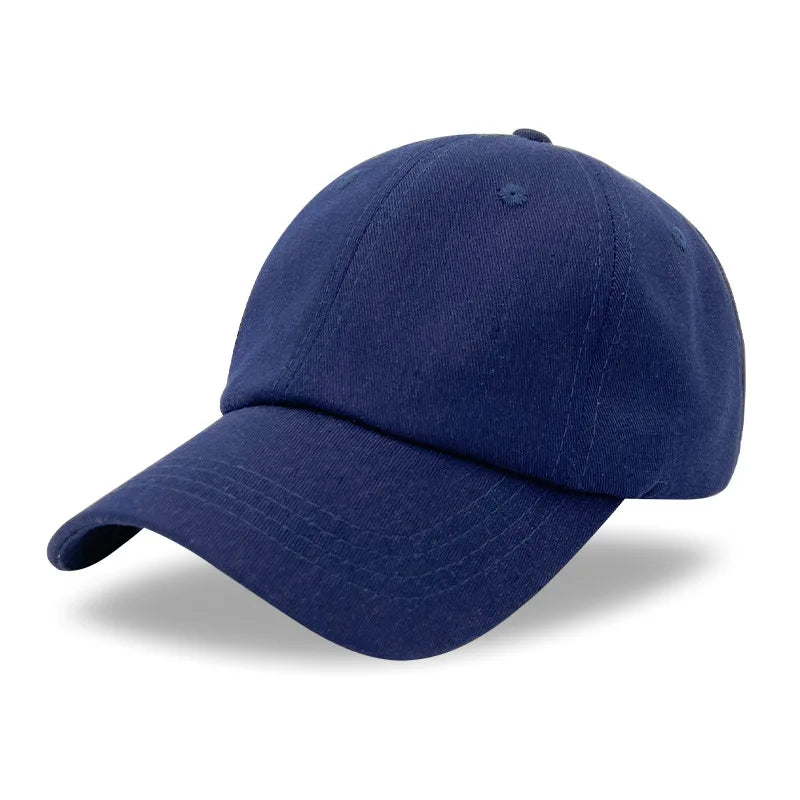 Custom Solid Color Baseball Caps for Men Women Spring Summer Outdoor Sporty Style with Embroidered Logo Sun Protection Low MOQ