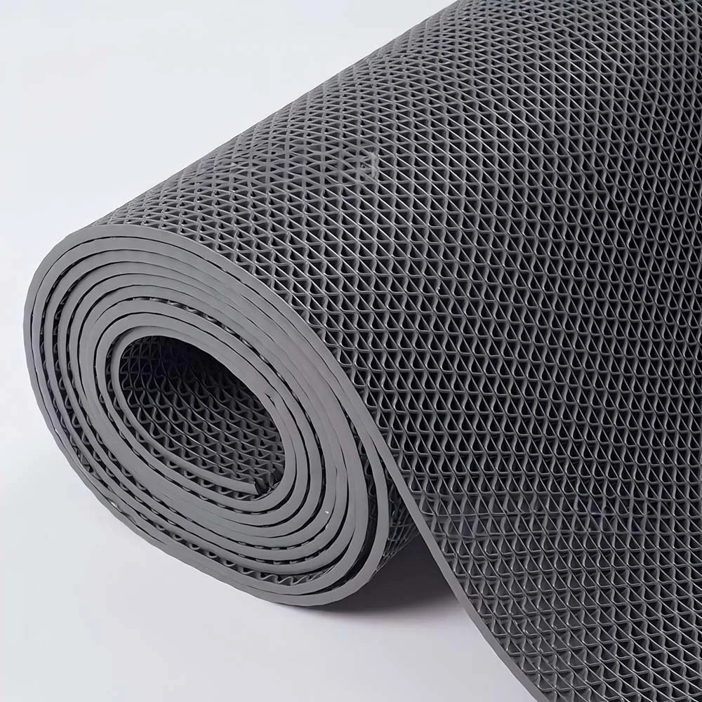Factory Whole Sell Non-Slip PVC Hollow Swimming Pool Mat Waterproof Kitchen Floor Drain Mat Outdoor Carpet for Camping Washable