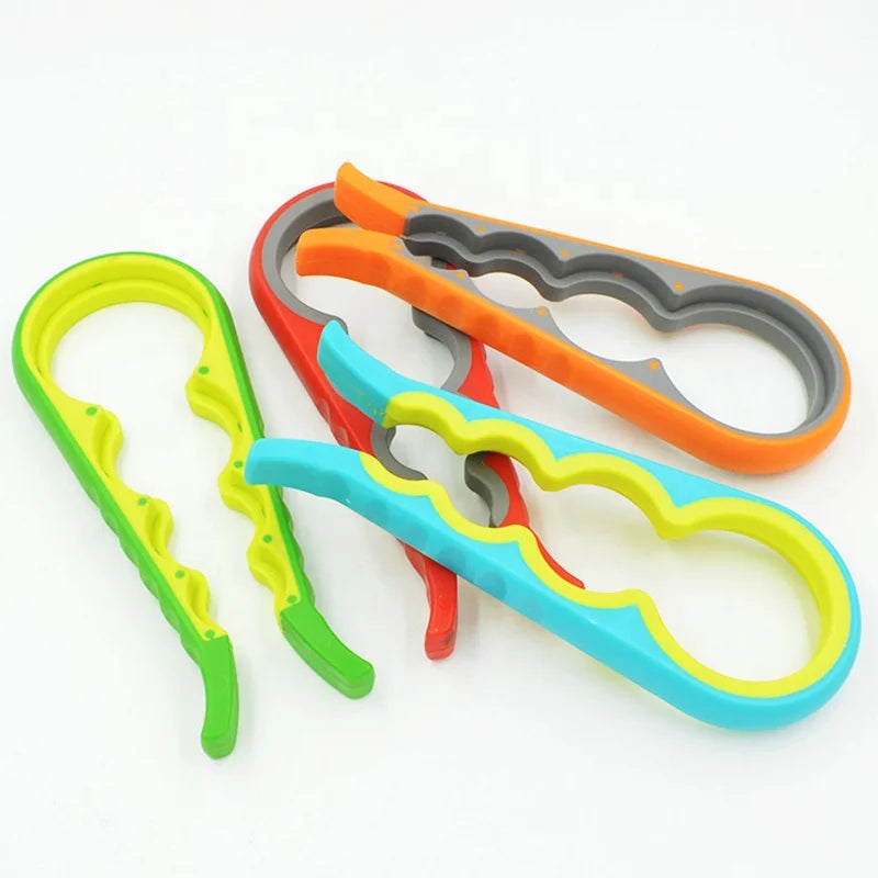4 in 1 Easy Grip Multi-Functional Eco-Friendly PP + TPR Bottle Can Jar Lifter by Snowboy