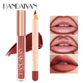HANDAIYAN Matte Lipgloss Matte Lip Liner Pencil Set 12 Colors Waterproof Wholesale Vegan Makeup Cosmetics