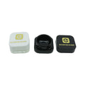 Custom logo Airtight Smell Proof 3ml 5ml 7ml 9ml square Glass Jar Containers Child Proof Glass Jar with Screw Lid