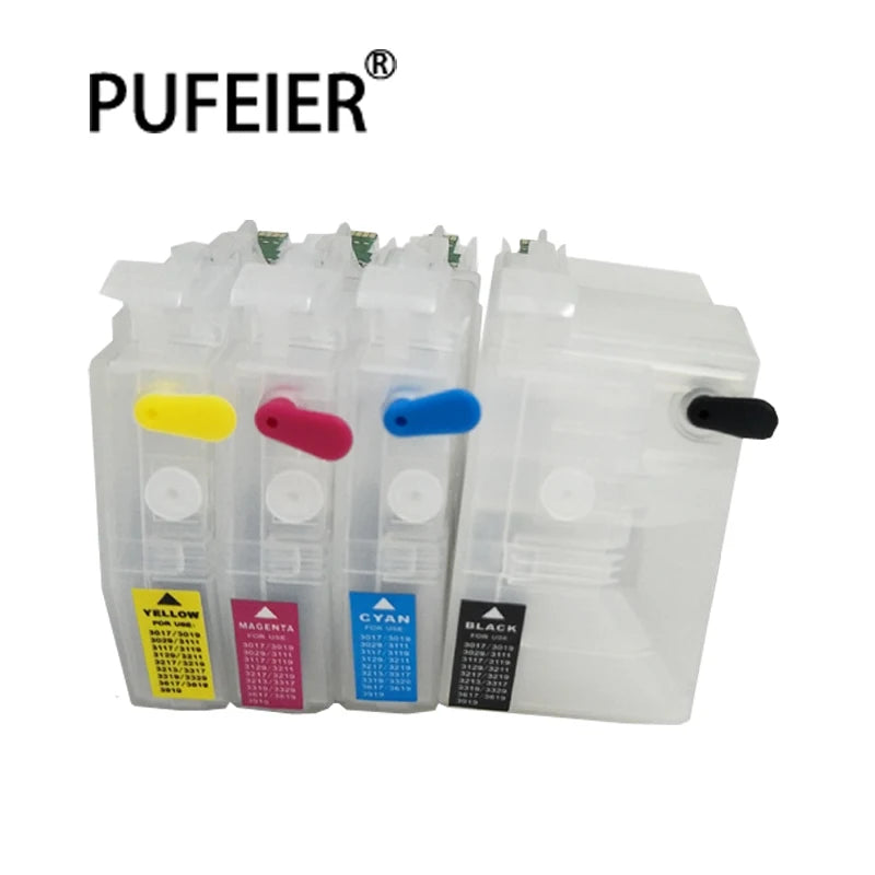 LC3217 LC3219 Short Refillable Ink Cartridge With Chip for Brother MFC-J5330DW J5335DW J5730DW J5930DW J6530DW J6930DW J6935DW