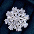 24mm Zircon Alloy Buttons Rhinestone for Women Clothing Accessories Making
