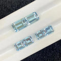 Octagon Shape 5x3mm~7x5mm Radiant Cut Good Quality Medium Blue Color Ring / Pendant /earrings Gemstone Price Natural Aquamarine