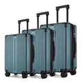 Wholesales PC Travel Suitcase Set of 3 Alumiun Trolley Travel Bags TSA Custom Lock 360 Spinner Wheel  Luggage Expandable Zipper