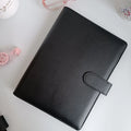 Wholesale Custom Stationery Fashion Budget Ring Binder Agenda Journal Personalized Faux Leather Hardcover Notebooks for Women