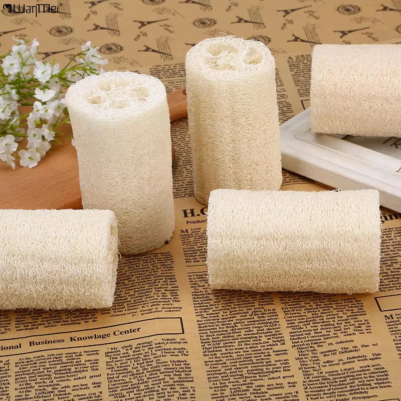 Wanmei Custom Wholesale Making Machine Moroccan Sponge Natural Soap Organic Loofah Bath Natural Loofah Sponge