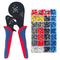 Awg28-5 Tube Button Hand Crimper HSC8 16-4 16-6 Ratchet Wire Ferrules Tubular Terminal Crimping Pliers Tool Kit