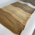 100% Human Remy Hair Extensions Thick End Double Drawn Cuticle Intact Brazilian Machine Weft Russian Machine Hair Weft