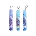 Ultra Light 96g Travel Mini Pocket Three Folding Umbrella Flower Printing Gift Umbrella Support Custom LOGO