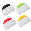 Stainless Steel Sanding Knife Semicircular Brioche Baking Scraper With Graduated Flour Knife